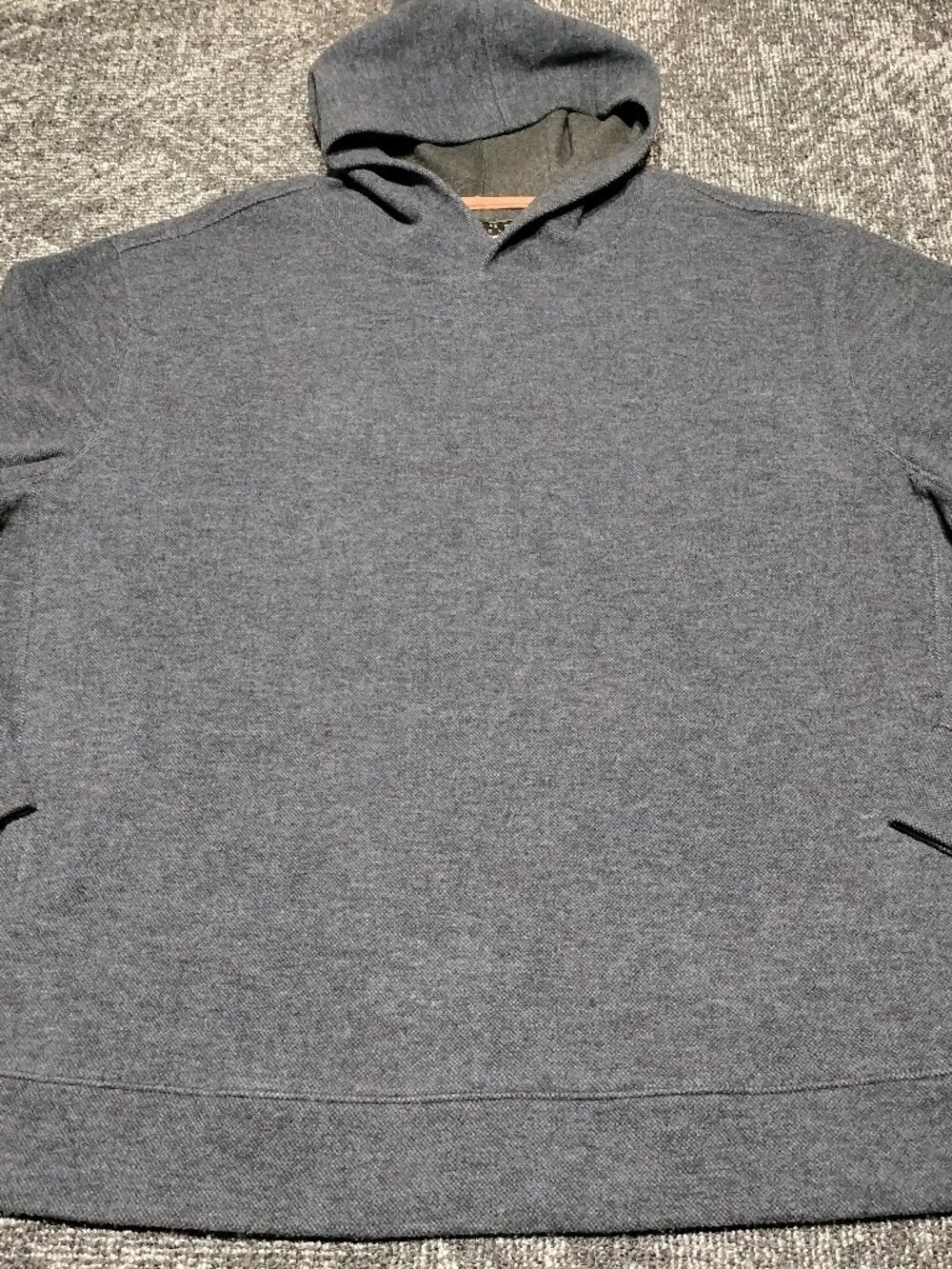 Jachs New York Outdoor Mens XXL Heavyweight Wool Blend Pullover Hoodie Gray NWOT